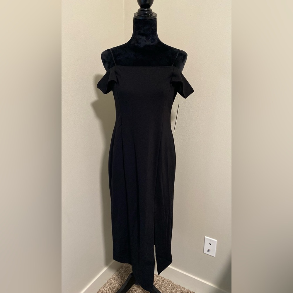 Nicholas new ponti shoulder band dress
